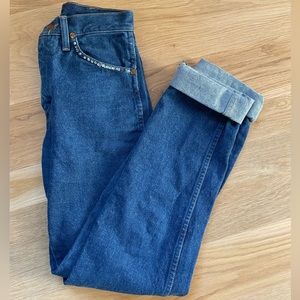 Vintage high waisted wrangler blue jeans